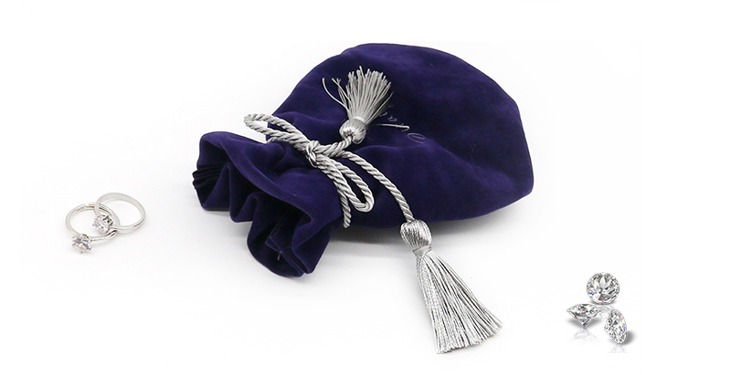 JPD077 velvet jewellery pouch