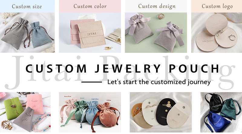 JPD077 velvet jewellery pouch