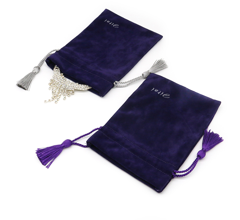 JPD079 dark color jewellery pouch