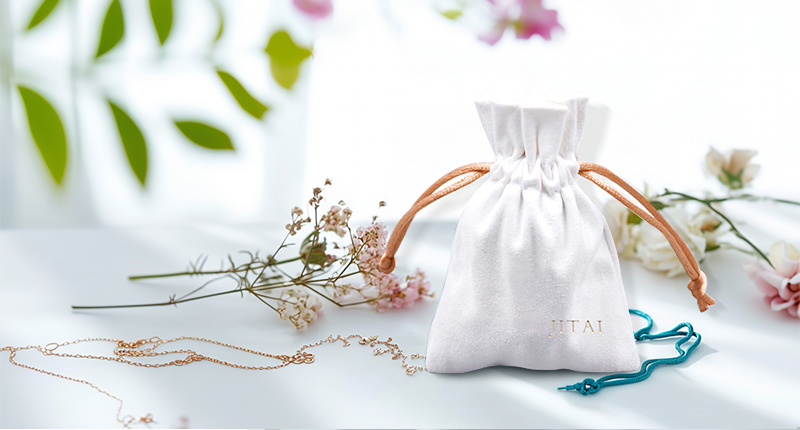 JPD088 white jewellery bag