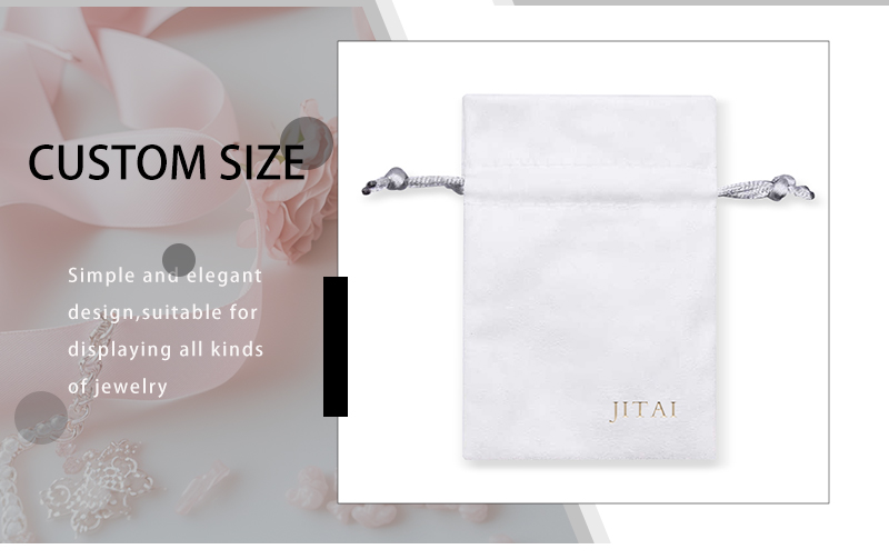 JPD088 white jewellery bag