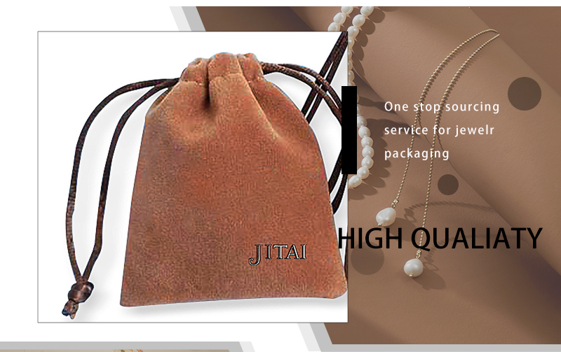 JPD090 brown jewellery bag