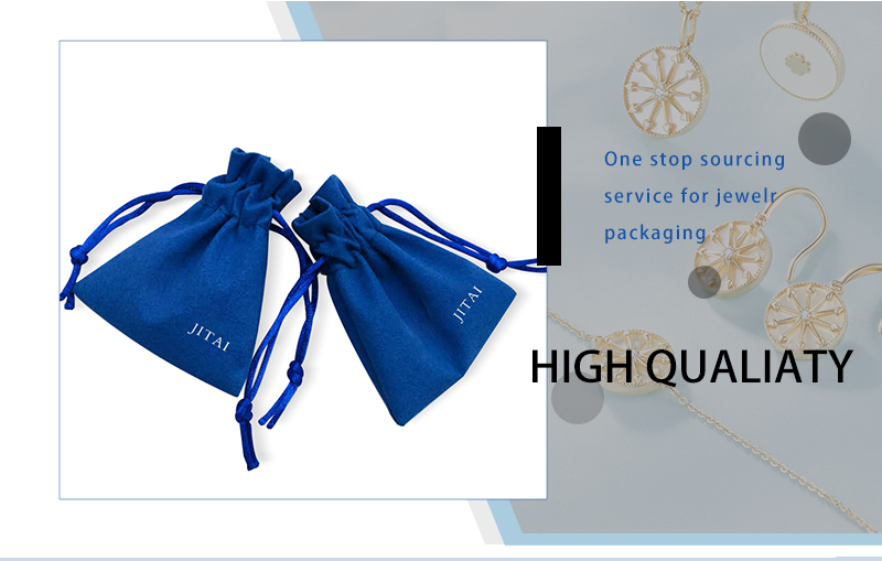 JPD091 blue jewellery pouch