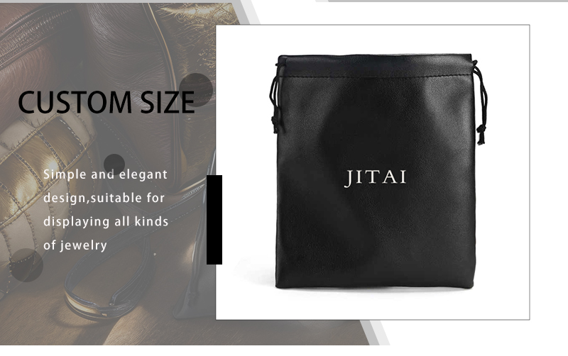 JPD094 black jewellery leather bag