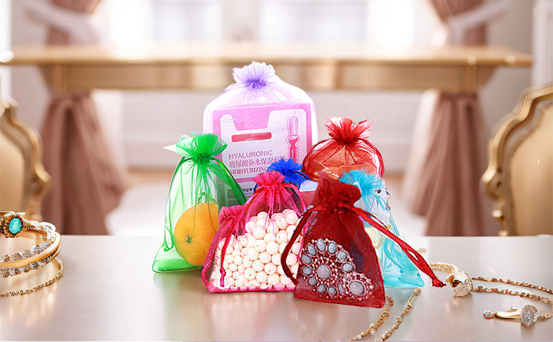 JPD095 Colorful organza pouch