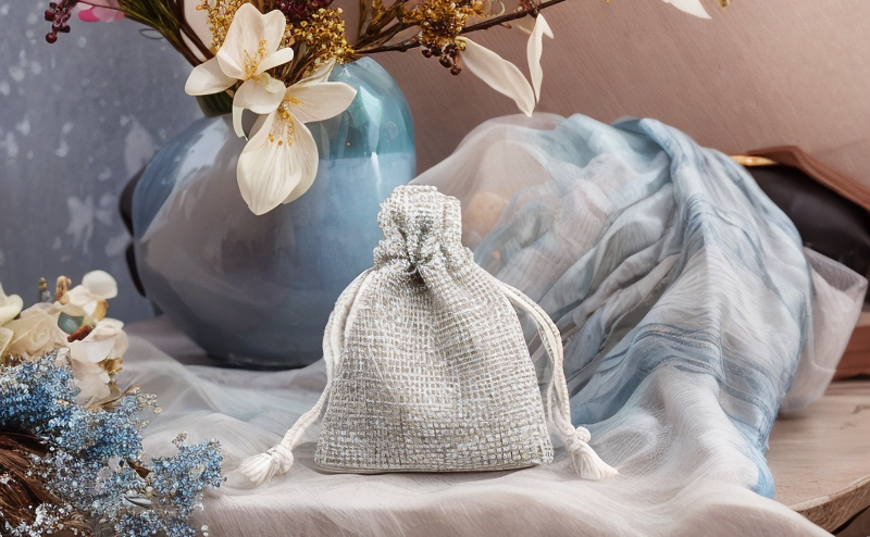 JPD101 linen jewellery bag