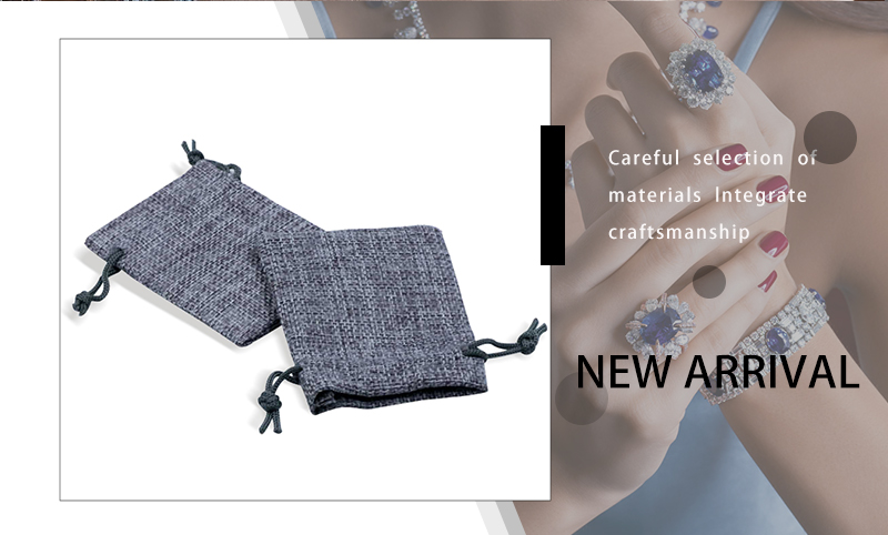 JPD101 linen jewellery bag