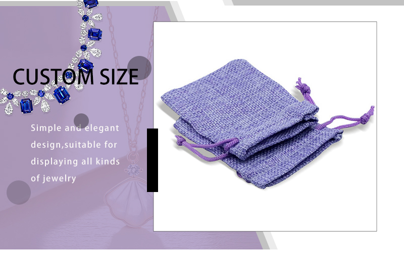 JPD101 linen jewellery bag