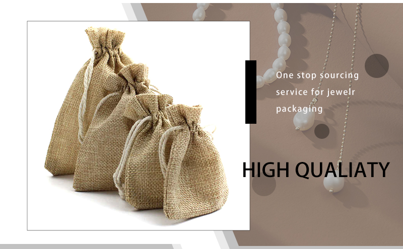 JPD101 linen jewellery bag