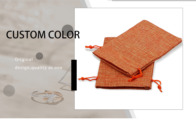 JPD101 linen jewellery bag