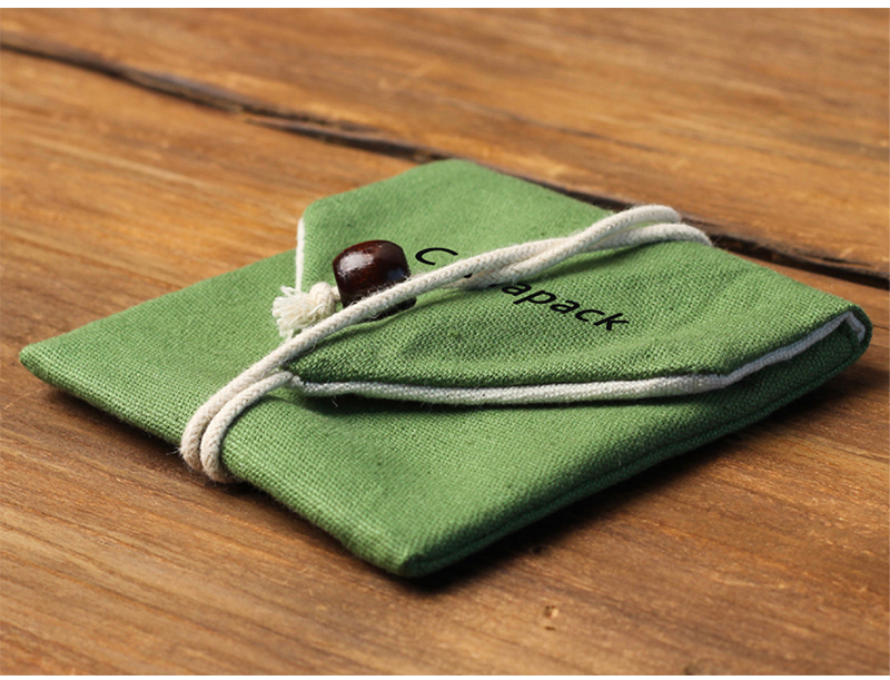 JPF014 canvas jewellery flap pouch