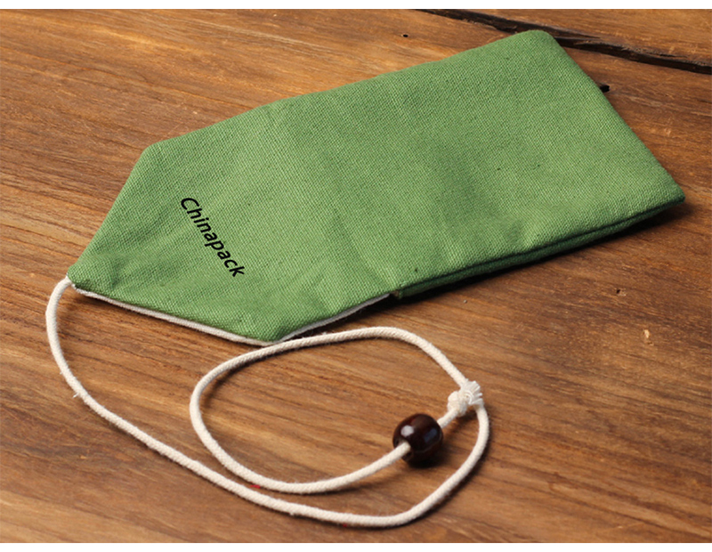 JPF014 canvas jewellery flap pouch