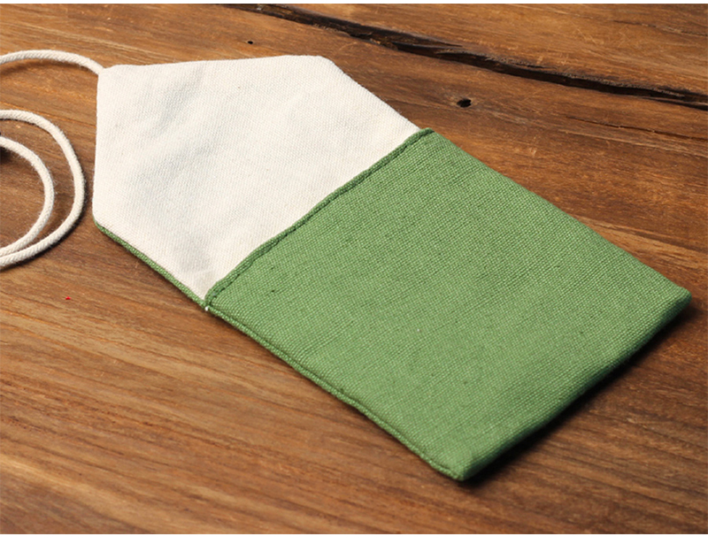 JPF014 canvas jewellery flap pouch