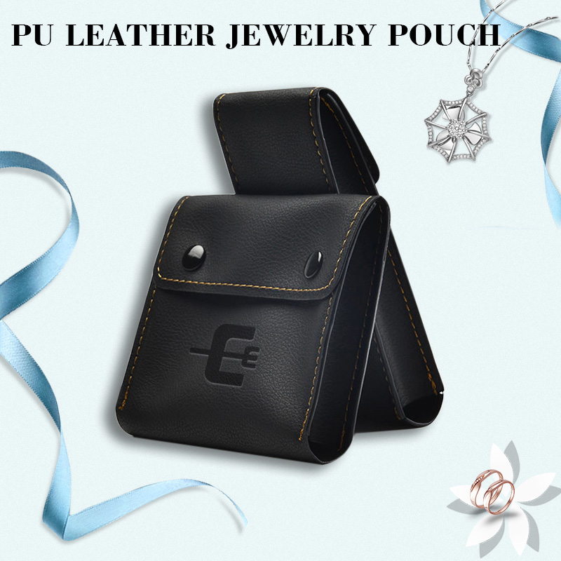 JPF016 leather jewellery flap pouch