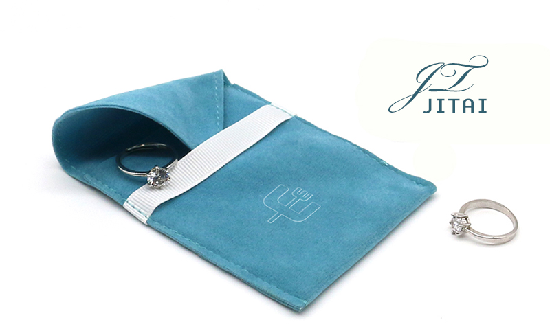 JPF033 blue jewellery pouch