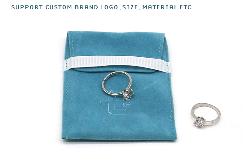 JPF033 blue jewellery pouch