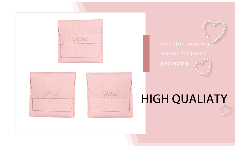 JPF037 pink small jewellery bag