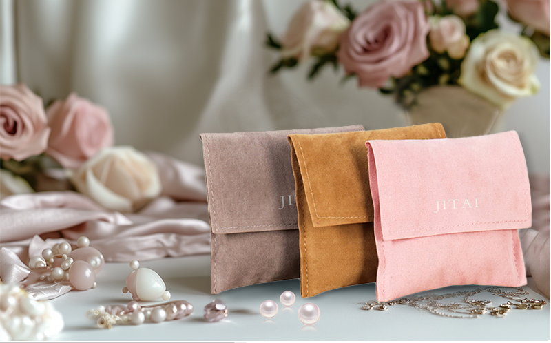 JPF040 small velvet jewellery pouch
