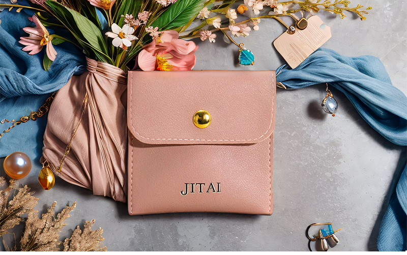 JPF046 small leather jewellery bag