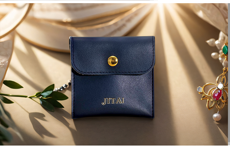 JPF046 small leather jewellery bag