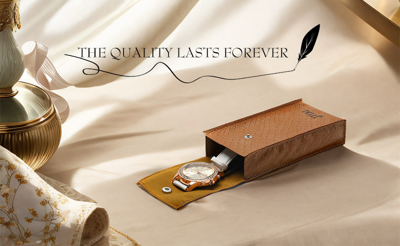 JPF051 leather jewellery pouch