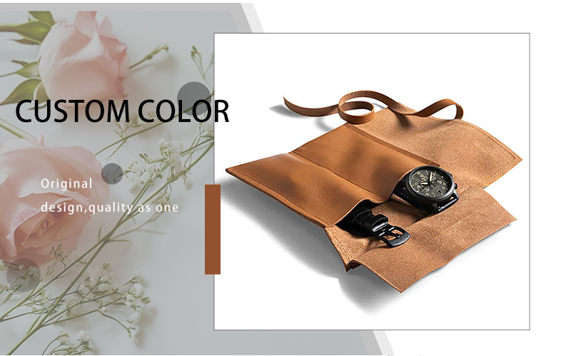 JPF055 soft leather jewellery pouch