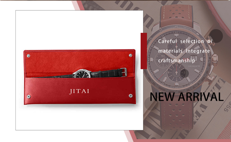 JPF056 leather jewellery flap pouch