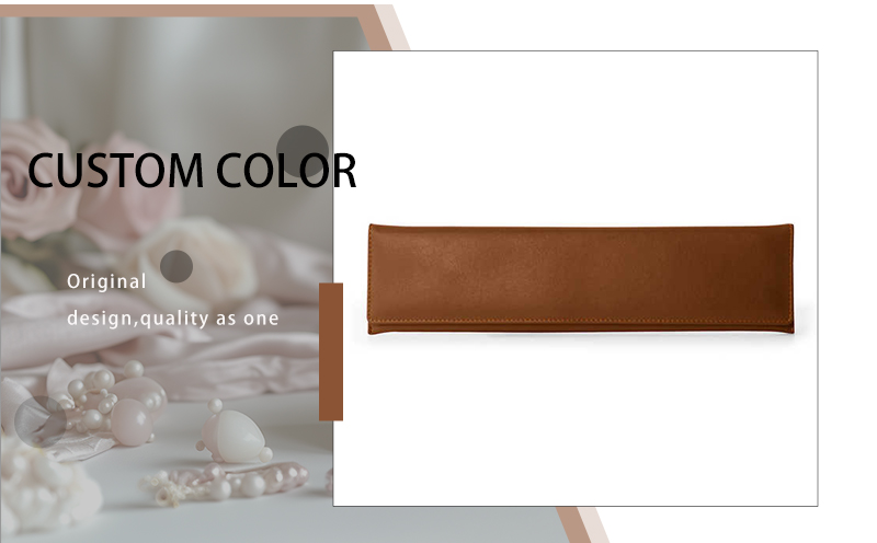 JPF056 leather jewellery flap pouch