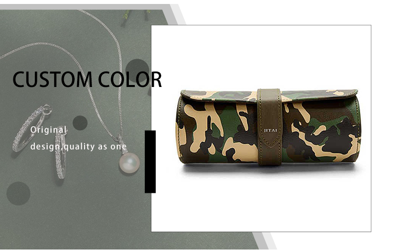 JPF057 leather jewellery pouch