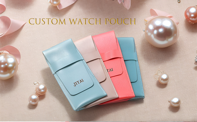 JPF059 solid color jewellery pouch