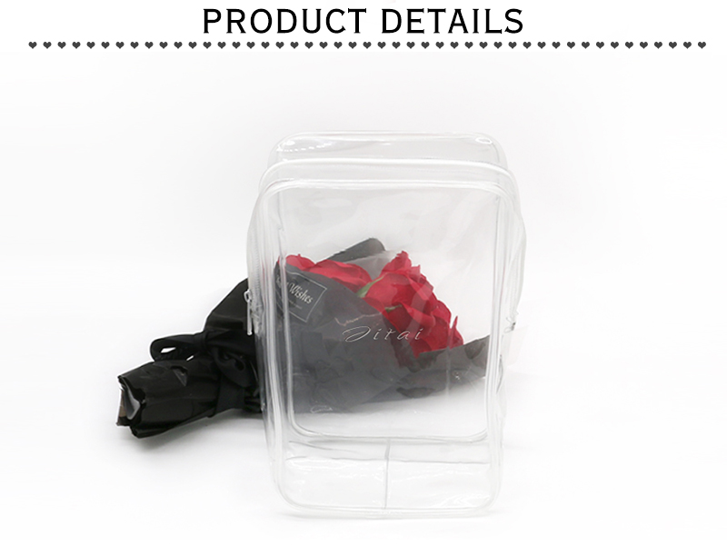 JPZ003 plastic jewellery zipper bag