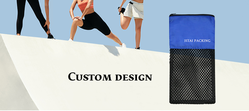 JPZ010 mesh fabric pouch