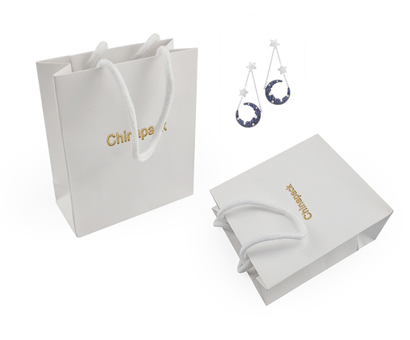 PB005 white paper bag