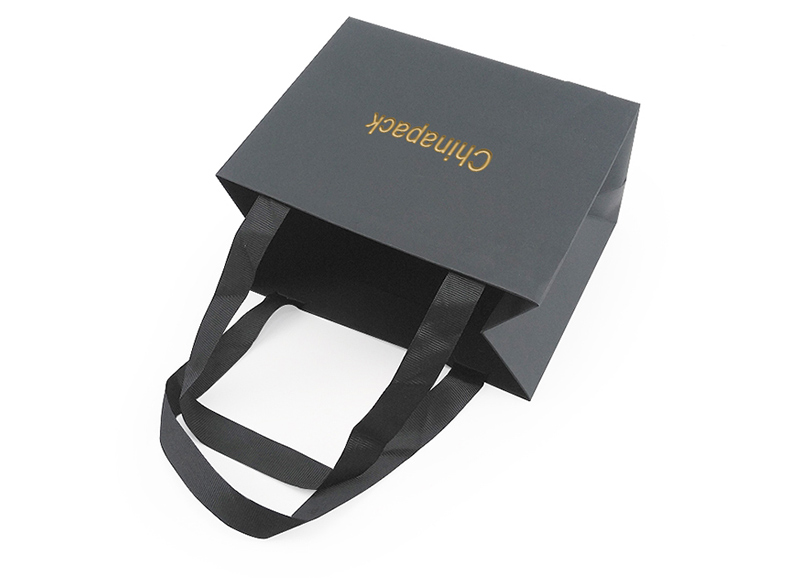 PB010 black jewellery paper bag