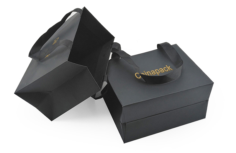 PB010 black jewellery paper bag