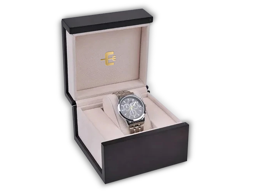 WPP011 black flap watch box
