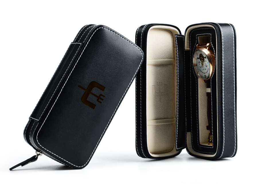 WPB013 leather zipper box for watch