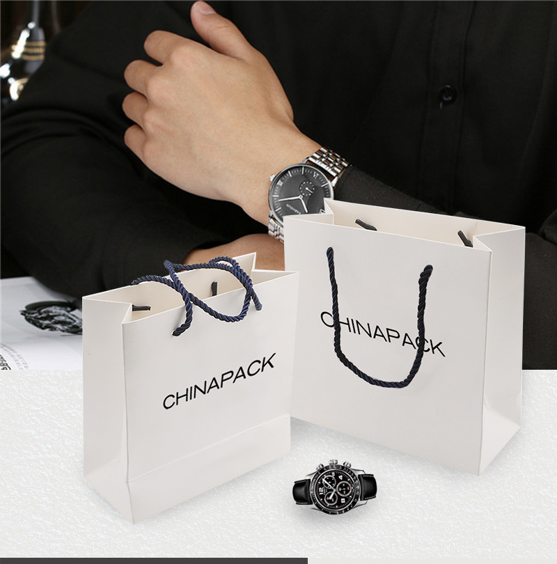PB011 white paper bag