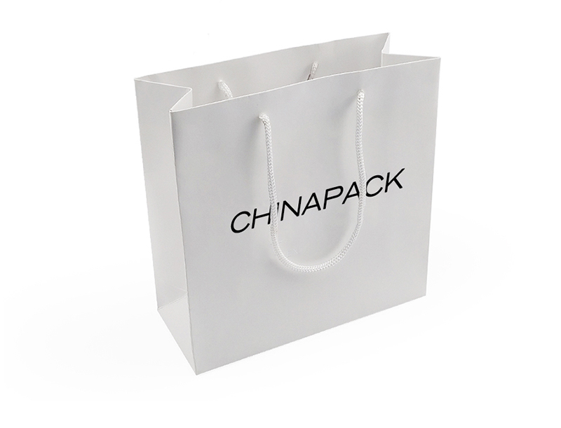PB012 white paper bag wholesale