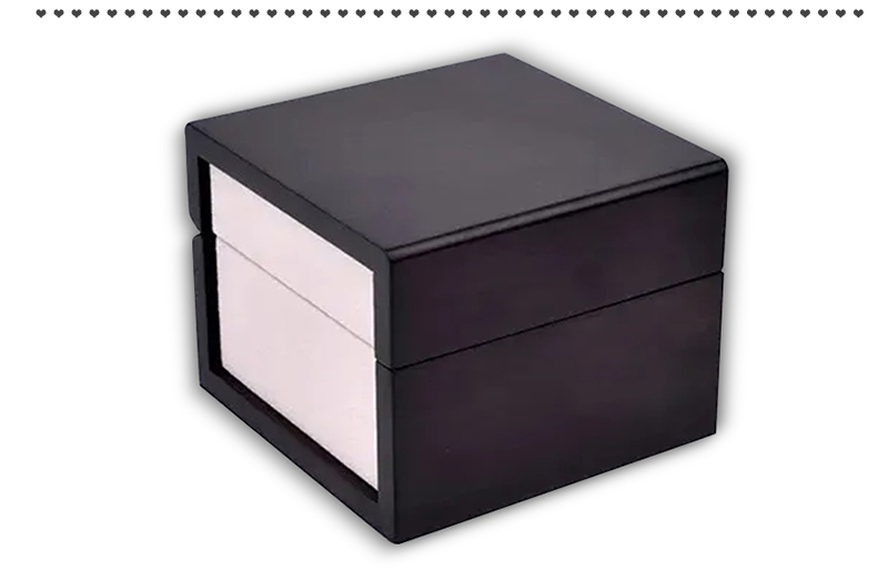 WPP011 black flap watch box