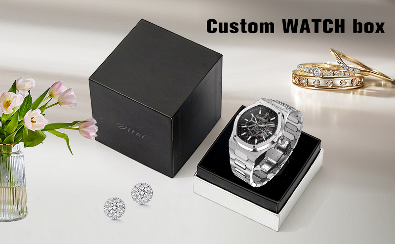 WPP015 black and white watch box