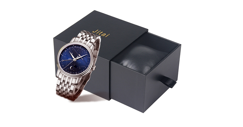 WPP017 black square watch box