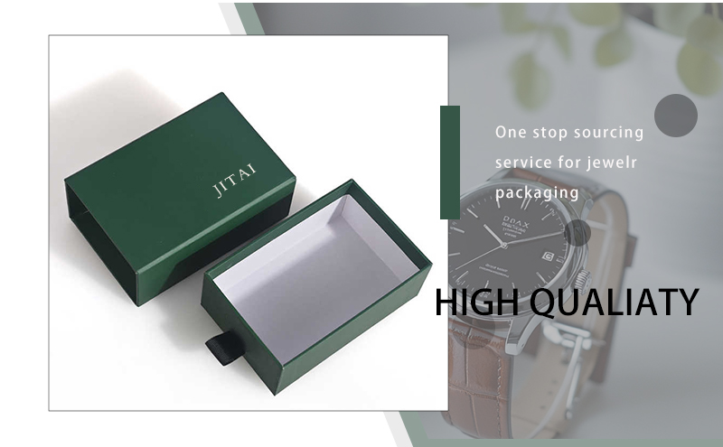 WPP026 green watch drawer box