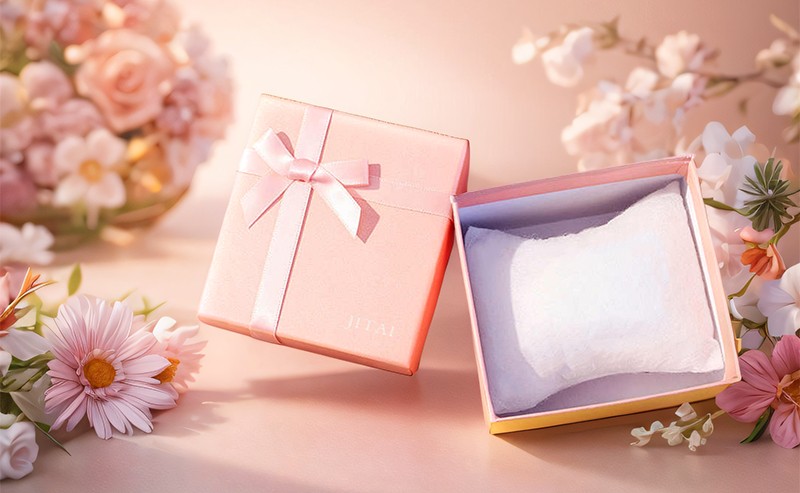 WPP032 pink bow watch box