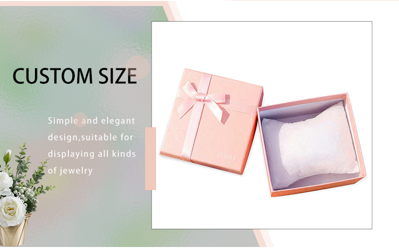 WPP032 pink bow watch box