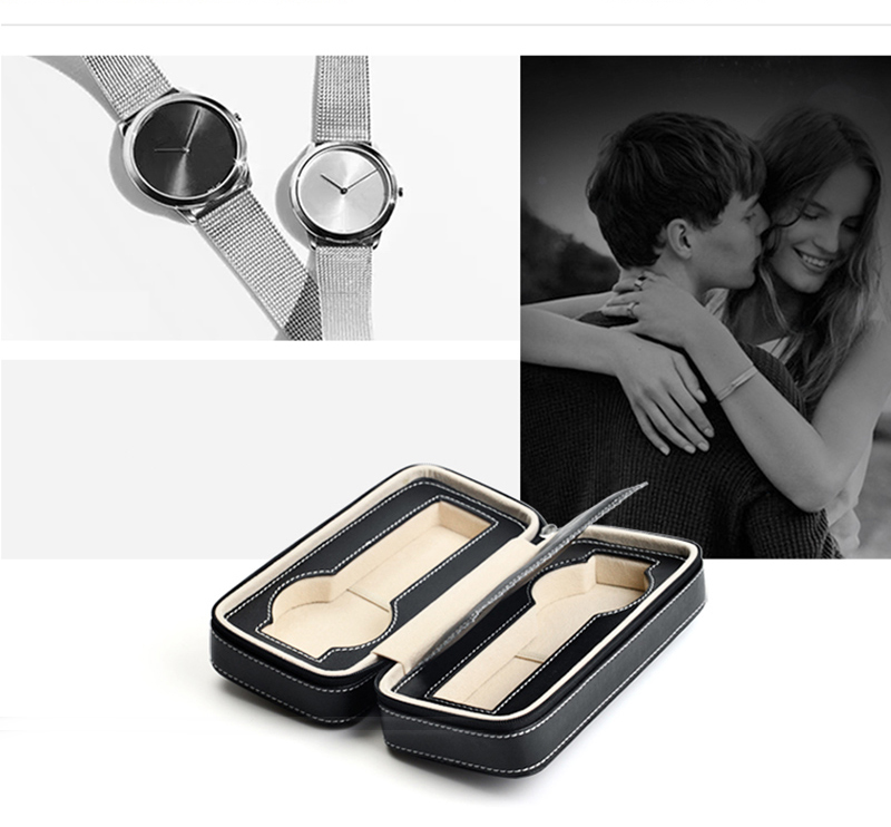 WPB013 leather zipper box for watch