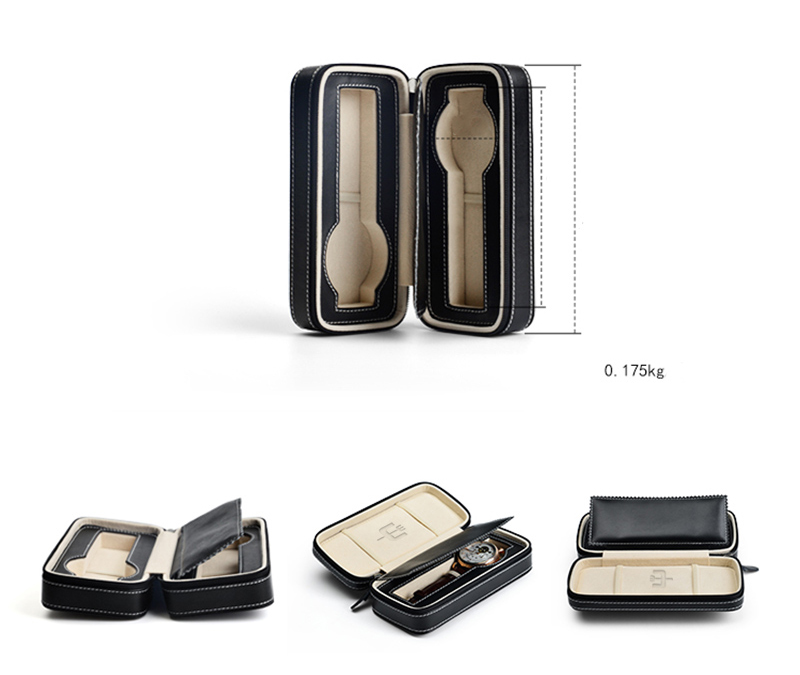 WPB013 leather zipper box for watch