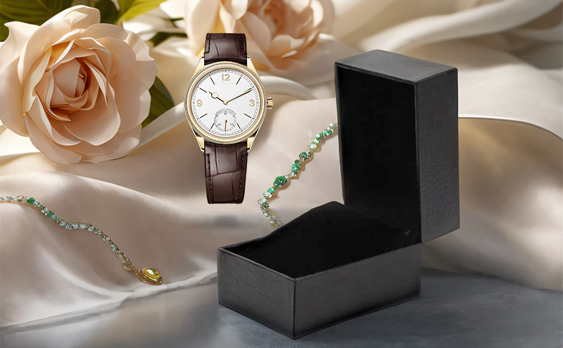 WPB041 fancy paper watch box