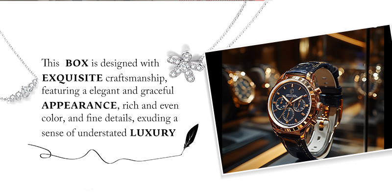 WPB041 fancy paper watch box