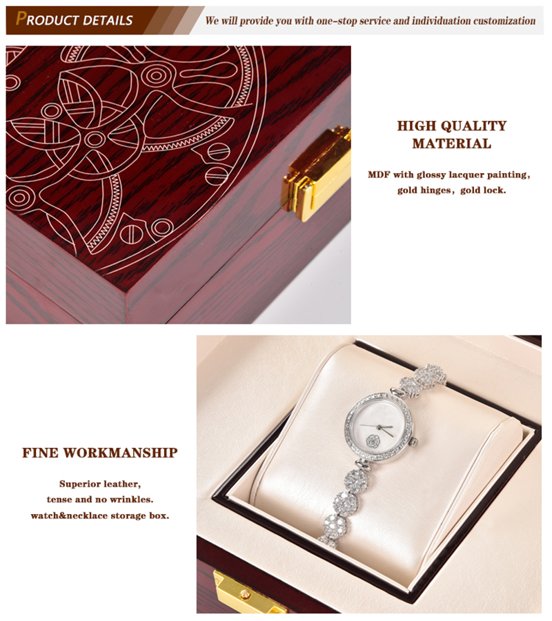 WWB002 printed wooden watch box